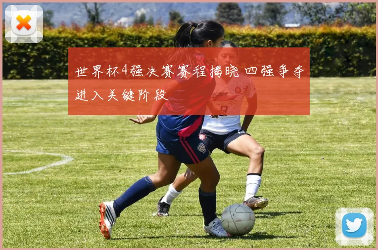 世界杯4强决赛赛程揭晓 四强争夺进入关键阶段
